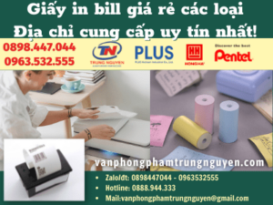 giấy in bill giá rẻ