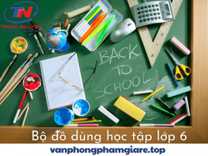 bộ đồ dùng học tập lớp 6