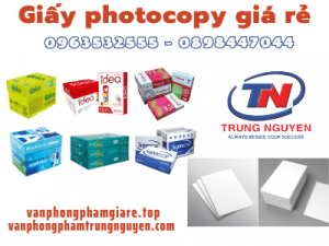 giấy photocopy giá rẻ