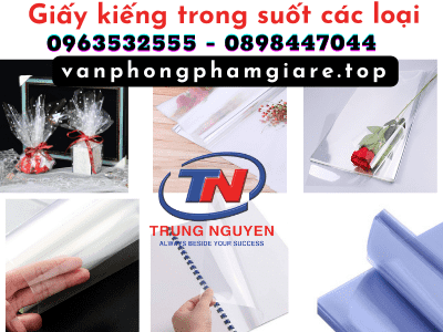 Giấy kiếng trong suốt