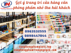 cửa hàng văn phòng phẩm nhỏ