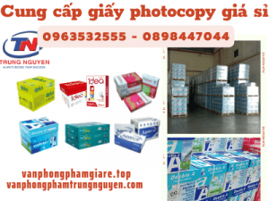 Cung cấp giấy photocopy giá sỉ