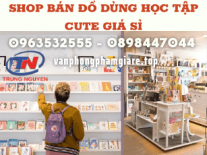 Shop bán đồ dùng học tập cute